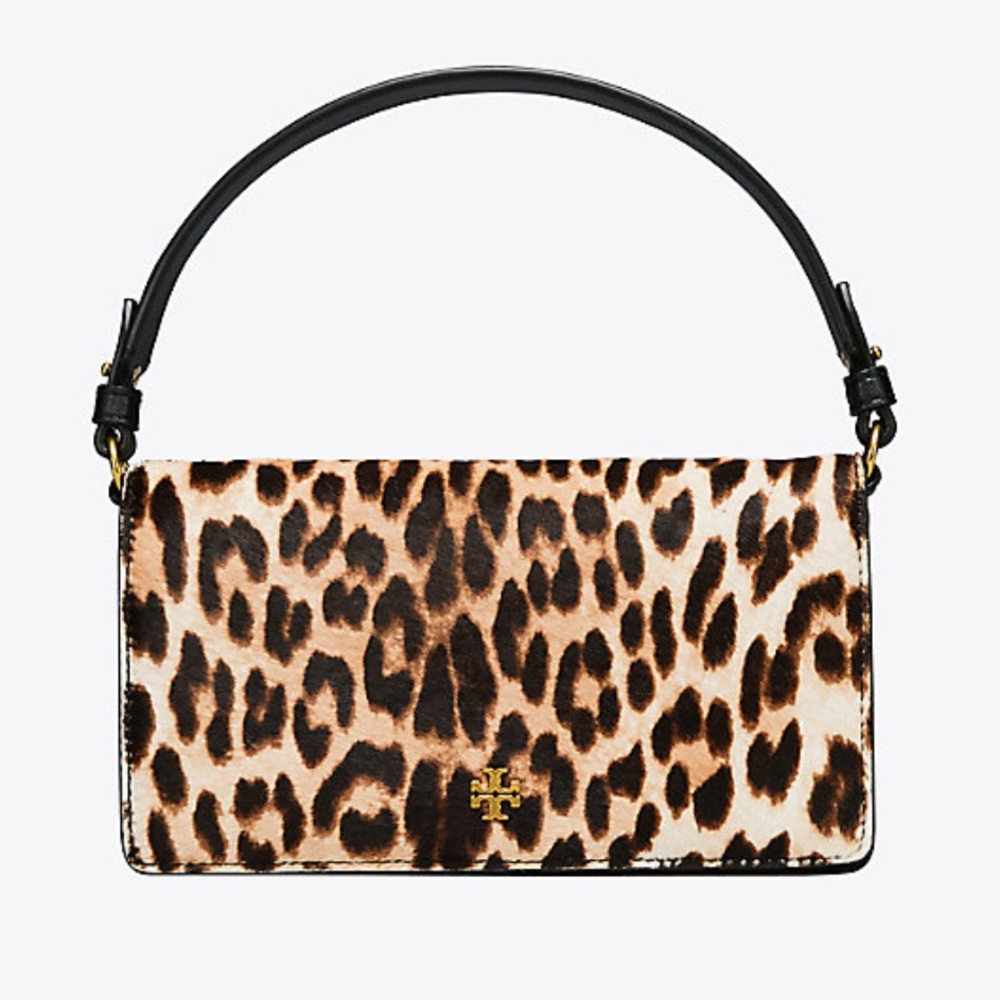 Tory Burch Cleo Leopard Calf Hair Convertible 3 in 1